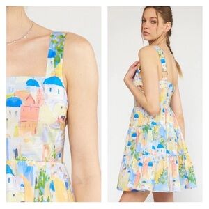 ENTRO tiered mini dress / NWT